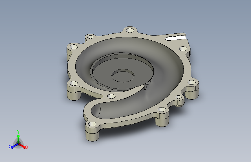 A0003507-铃木GT750水泵端盖