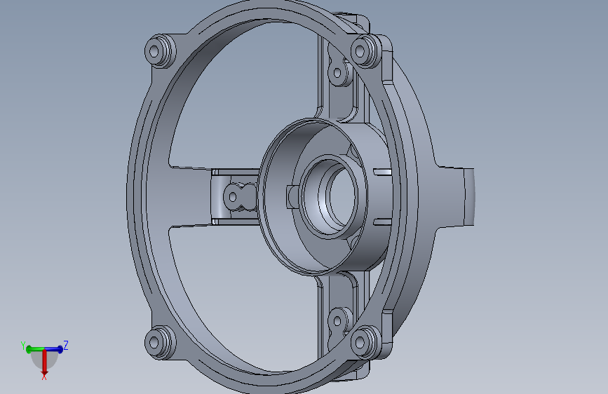 交流电机外壳正面