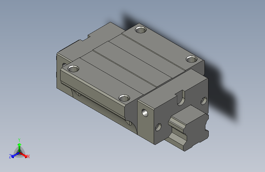 JLCMC直线导轨模块—经济型高装配系列（方块和法兰块）参考CAD