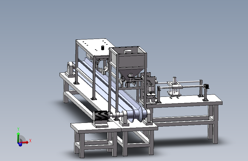 粉末物质自动开袋灌装机