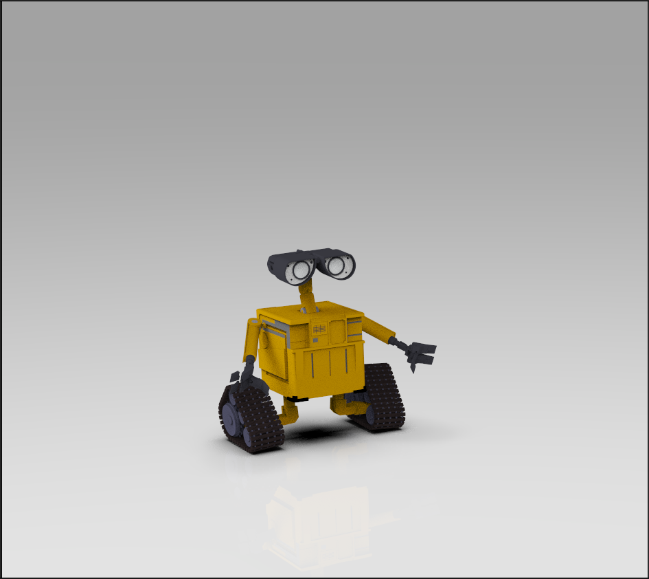 履带机器人造型 sw24