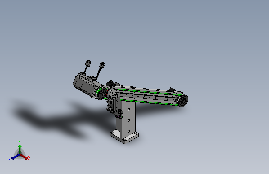 倾斜吸取下料机构