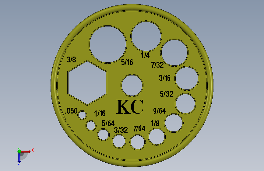 ANSI内六角扳手支架