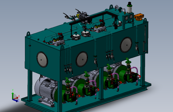 电机泵组(HPU-5000L-75KW×4)