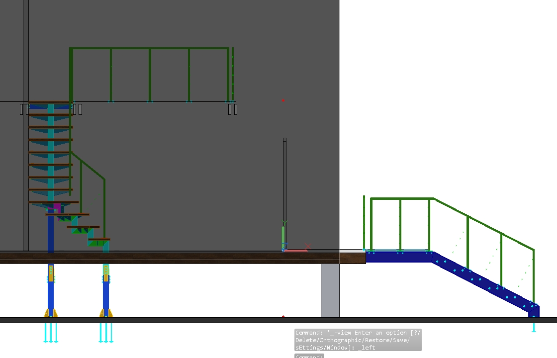 “A”户型楼梯及栏杆