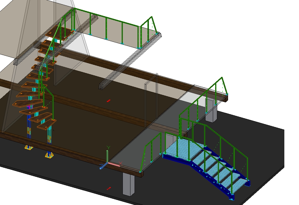 “A”户型楼梯及栏杆