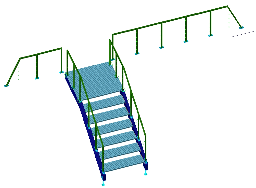“A”户型楼梯及栏杆