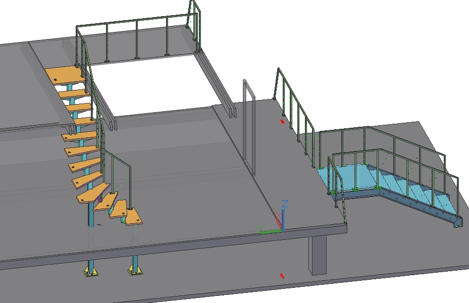 “A”户型楼梯及栏杆