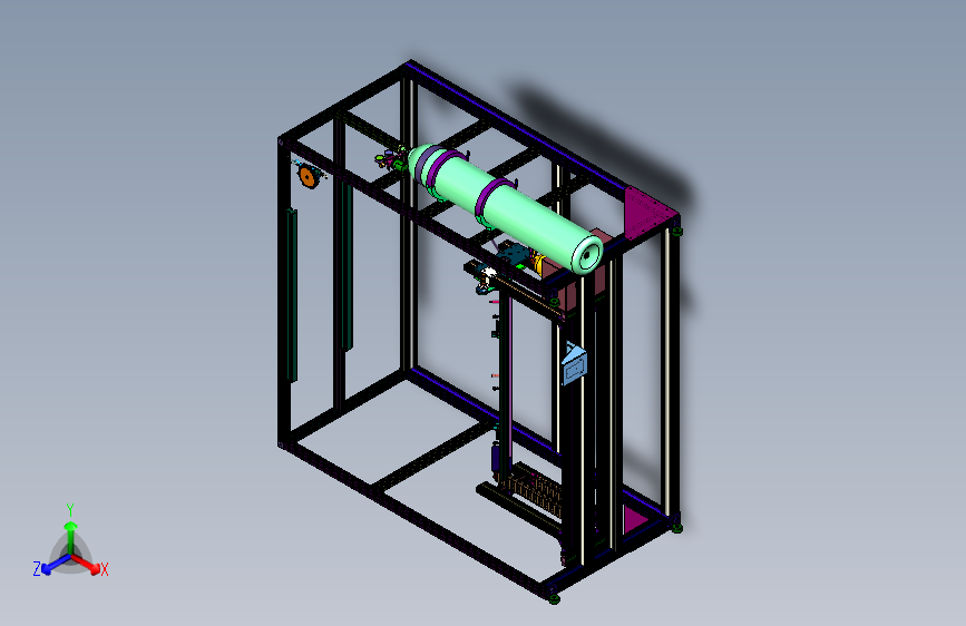 火焰处理旋转工作台
