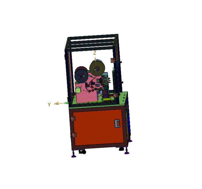 汽车零部件的贴膜机构