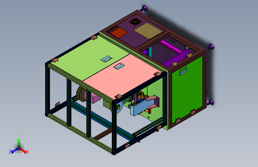 汽车零部件的贴膜机构