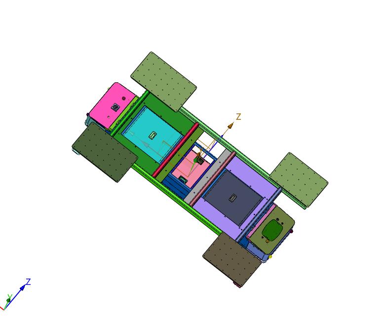 全向背负式AGV的车架支撑结构及托盘车