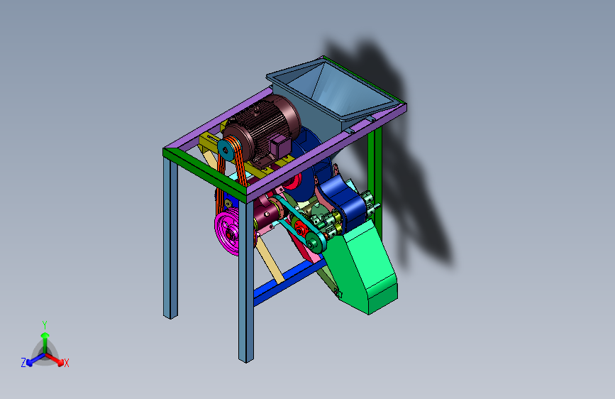数控猪蹄剁骨切块机