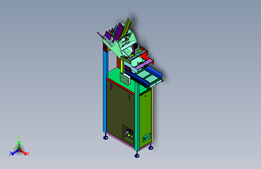 纸自动高速点数及分包输送装置