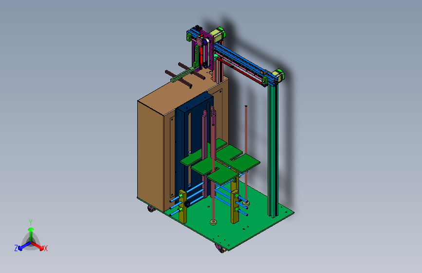 自动贴标自动上下料功能装置