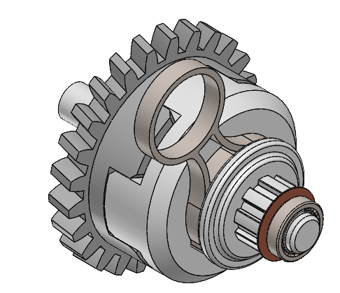 变速器牙嵌离合器机构 sw24