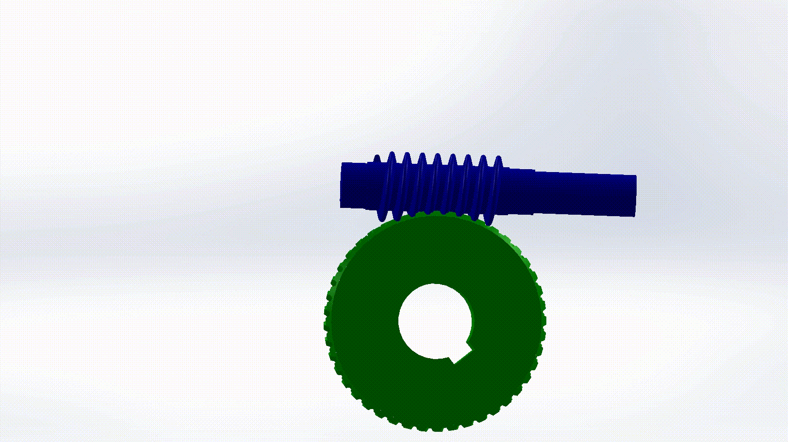 使用蠕虫齿轮的机械臂