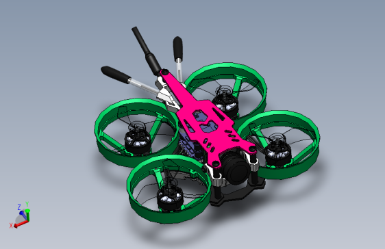 四轴飞行器无人机
