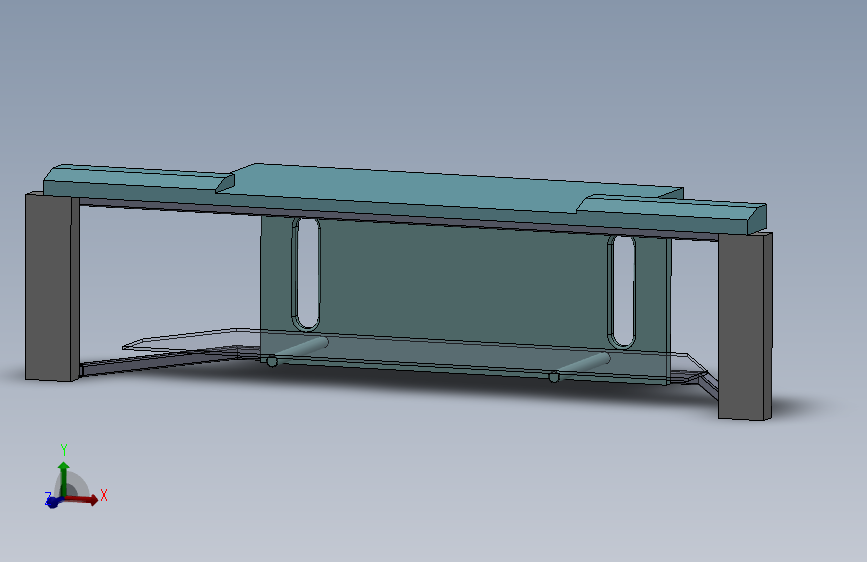 A3004379-娱乐中心，50英寸以上电视的大型电视架