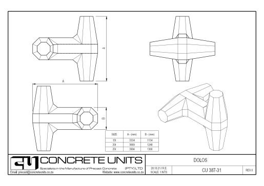 A3004419-消波块 海岸保护的大型混凝土块