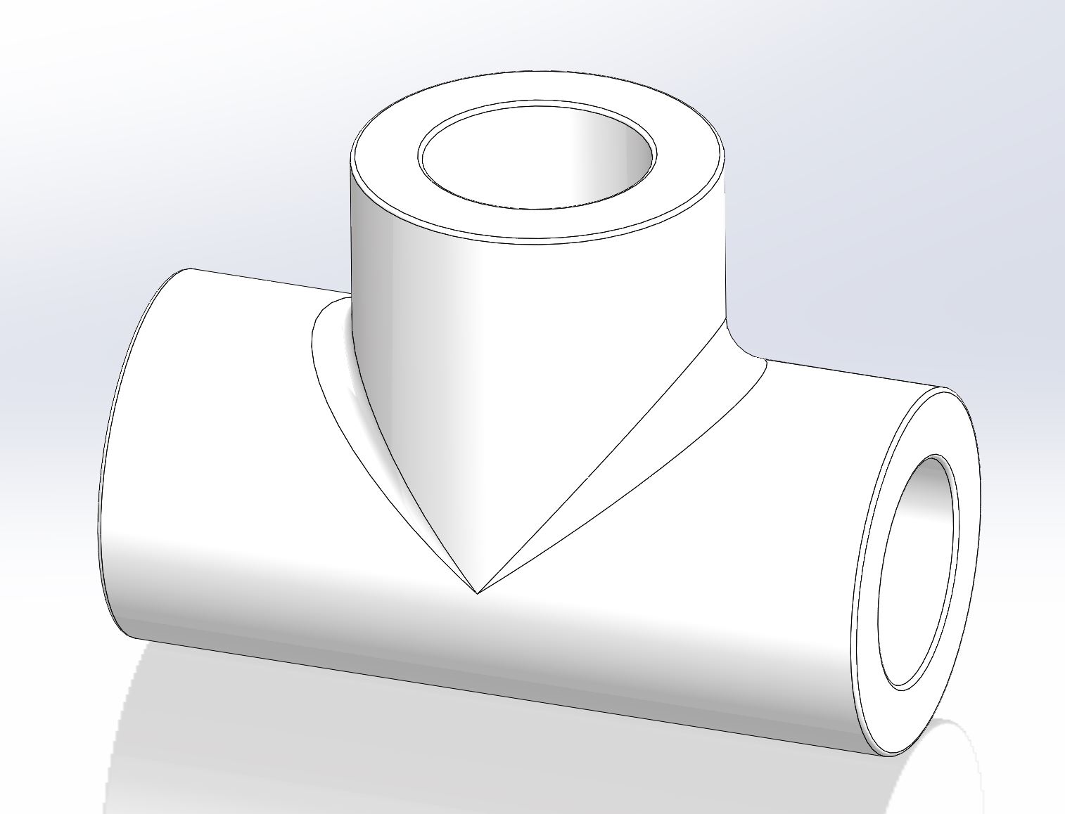 A3004425-1英寸PVC管的三通