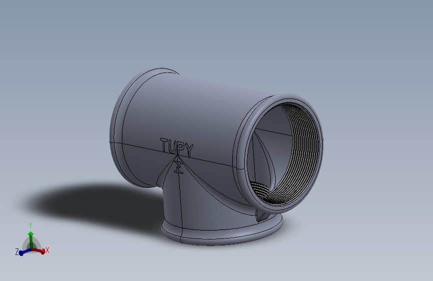 A3004432-BSP 接头 Tupy TE内丝三通管接头