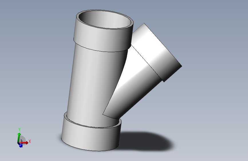 A3004485-45度卫生三通