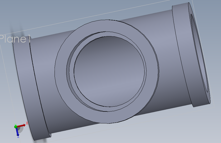 A3004509-不锈钢三通，尺寸 1 英寸