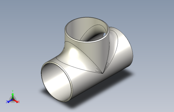 A3004547-3寸等径三通管