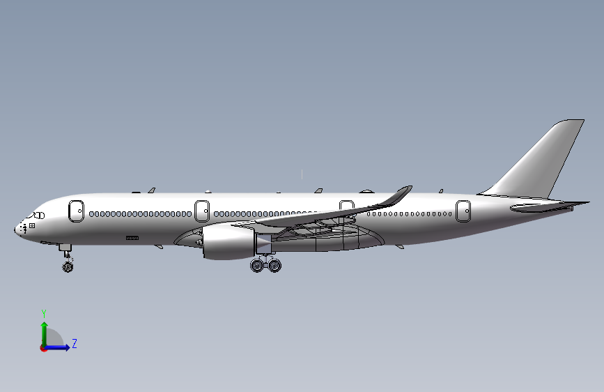 空客A350NEWSTP 左侧视图