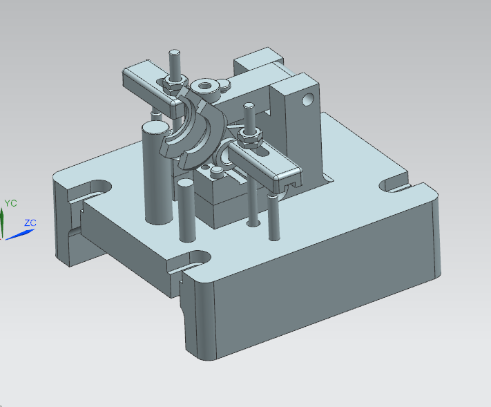 倒挡拨叉加工工艺及钻φ8斜孔夹具设计【含三维SW和UG模型】