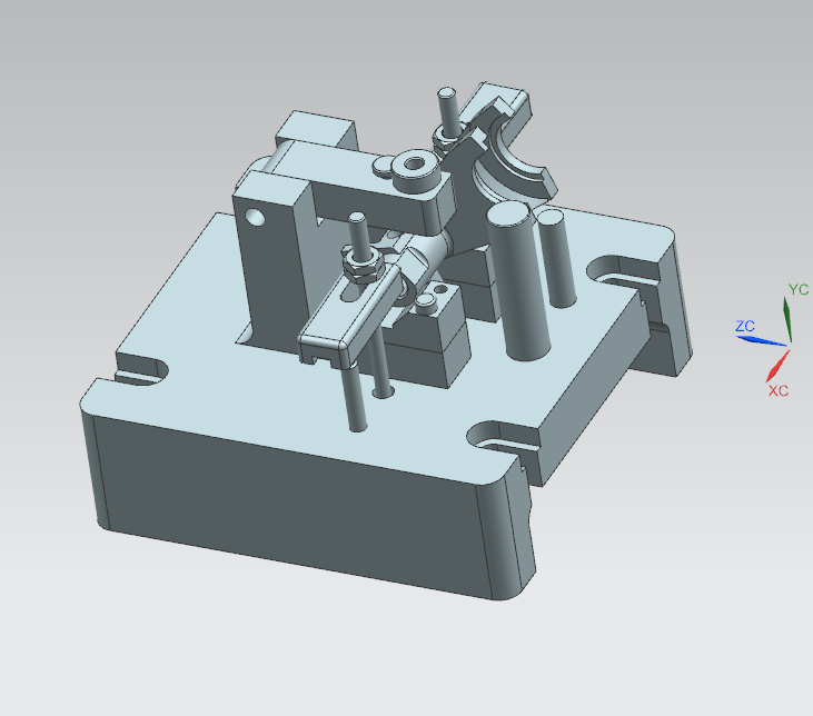 倒挡拨叉加工工艺及钻φ8斜孔夹具设计【含三维SW和UG模型】