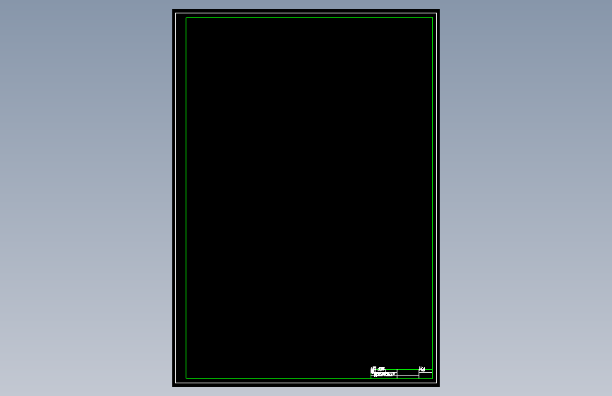 CAD工程图模板A4-A0