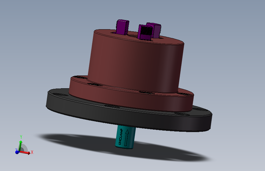 Fixture-844自动夹紧装置夹具3D图纸 STEP IGS格式