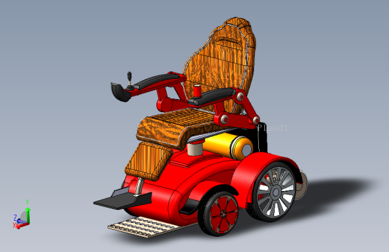 电动遥控轮椅造型