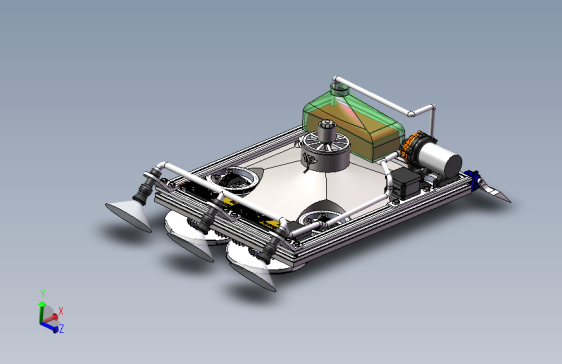 负压吸附式擦玻璃机器人