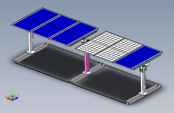 回转式跟踪光伏支架