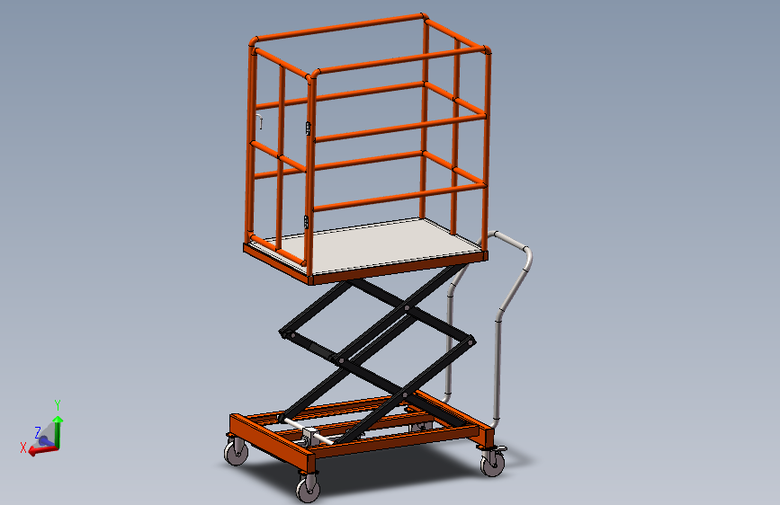 丝杆剪叉式升降车