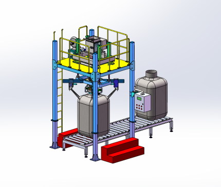 自动化吨袋包装机(包含生产图纸)