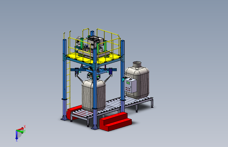 自动化吨袋包装机(包含生产图纸)