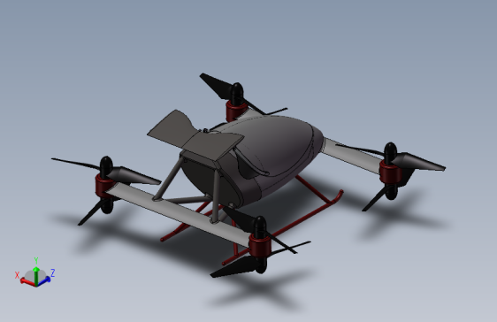 aircar载人四轴飞行器