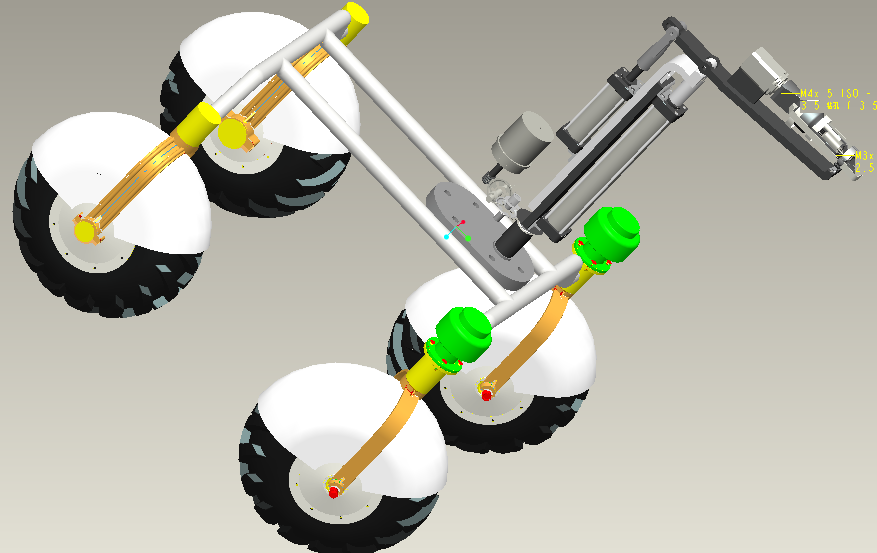 油茶采摘机械手的机构设计cad图纸+说明书