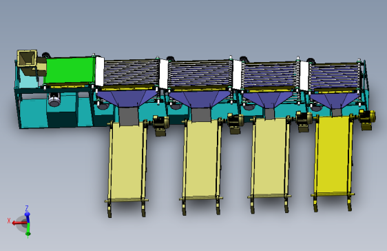 带式红枣分级设备设计-分选机分级机分拣机三维SW模型CAD图纸说明