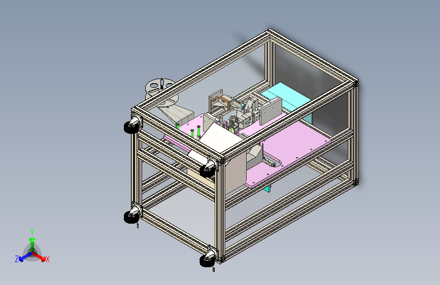 茶叶包装机的设计（包含6张CAD图纸+SW三维模型+说明+3