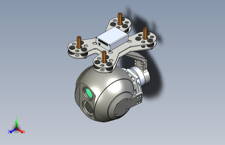 三轴光电吊舱（双光）