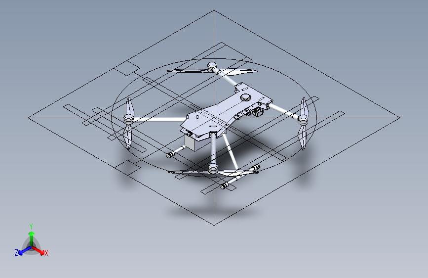 无人机起降平台机场 1419034