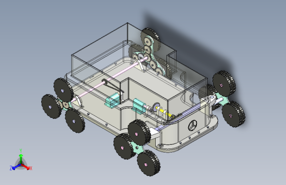 一种爬梯机械人的设计