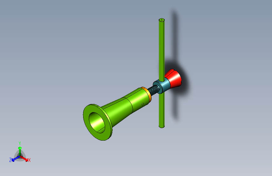汽车用螺旋千斤顶设计[汽车类][手动螺杆式]【6张CAD图纸+文档】