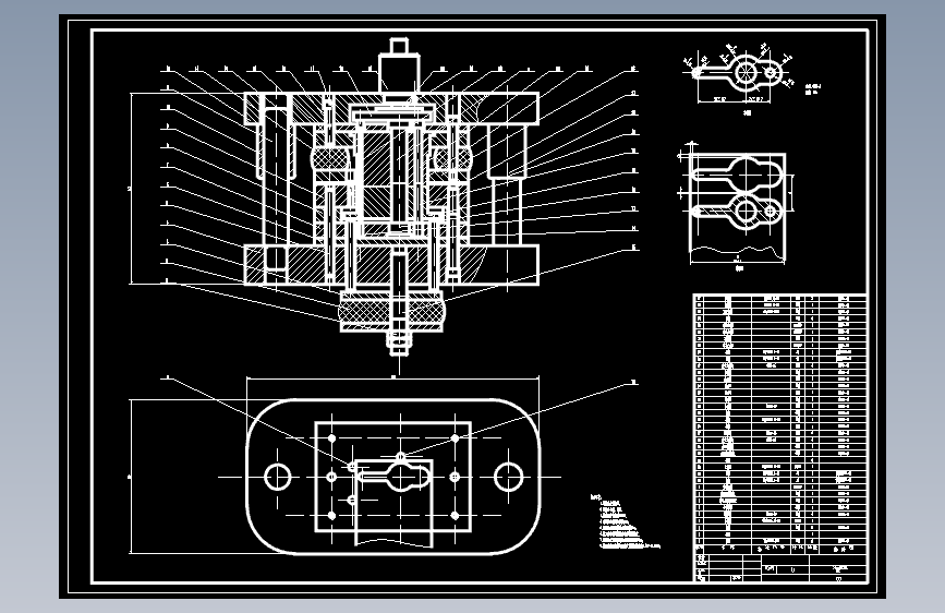 非标异性止动垫片冲压模具设计
