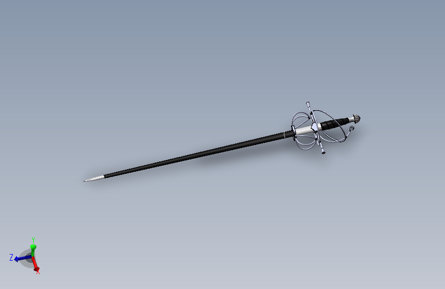 文艺复兴时期剑杆击剑剑